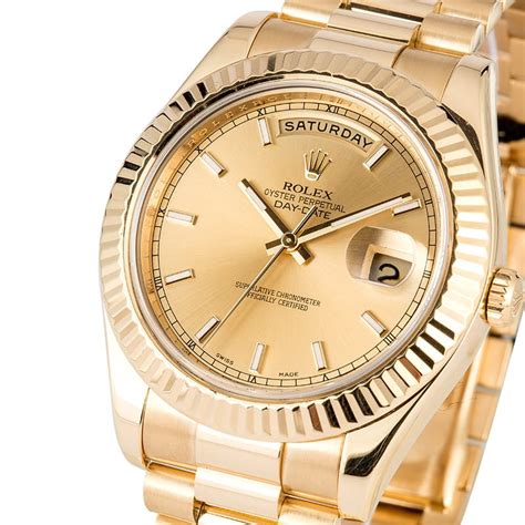 41mm gold rolex president